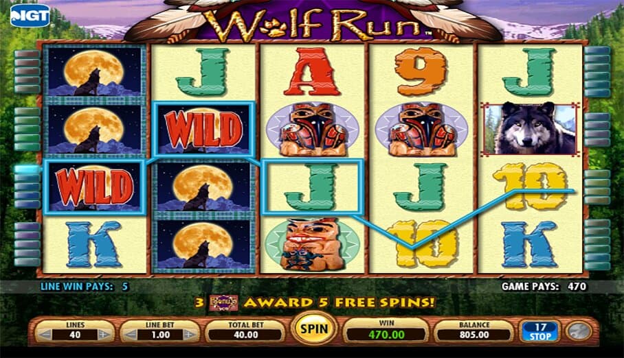 Wolf run slots free play usa